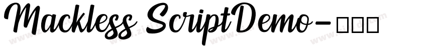 Mackless ScriptDemo字体转换